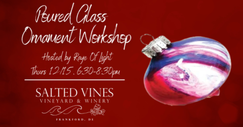 SOLD OUT - Poured Glass Ornament Workshop