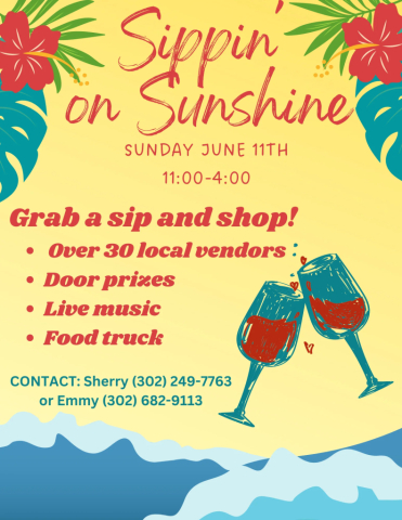 Sippin on Sunshine - Sip & Shop Event